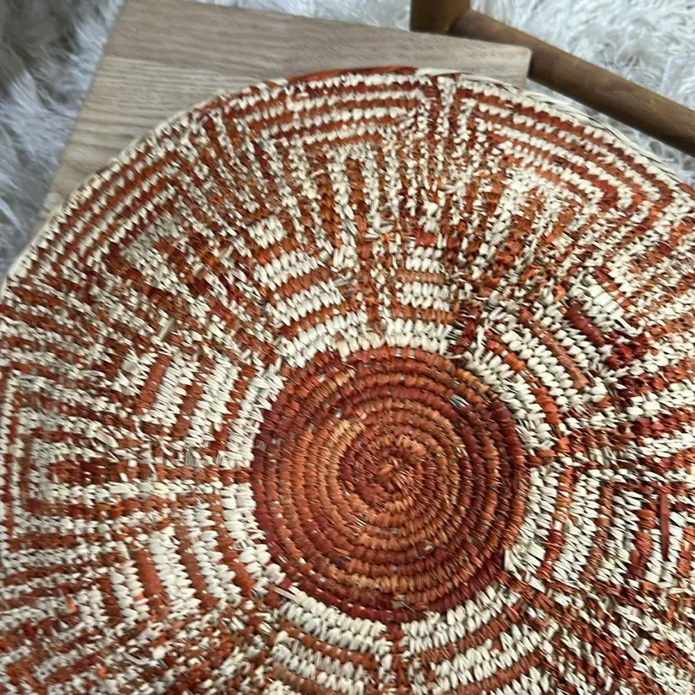 Boho Natural Woven‎ Patterned Basket For Home Decor